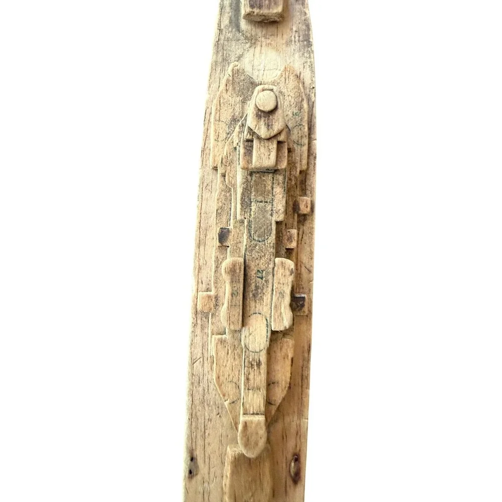 American Vintage hand carved